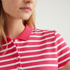 Camisetas polo para mujer al por mayor, de tela ligera, suave y duradera, de uso prolongado, sencillas y casuales. - Product Image 5