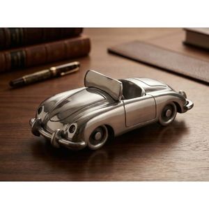 ของตกแต่งโต๊ะรูปรถสปีดสเตอร์คลาสสิกยุค 1950 ทำจากโลหะหรูหรา สไตล์วินเทจ เหมาะสำหรับสะสม ตกแต่งบ้าน สำนักงาน หรือโต๊ะทำงาน - Product Image 1
