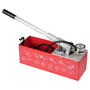 Kit Tester Pressione Acqua Manuale per Pompe Idrauliche, Serbatoio Acqua 2.8 Galloni, Max 25 Bar/362 PSI, Manometro a Doppia Valvola - Product Image 1