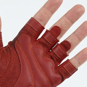 Gants de sport en cuir demi-doigts pour entraînement, musculation, fitness, unisexe - Product Image 4