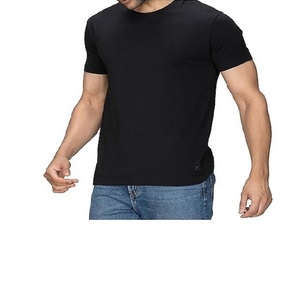 Clothing Factory Wholesale Fabric <b>100</b>% <b>Polyester</b> O-neck T-<b>shirts</b> Men's Crew Neck Half Sleeve T-<b>shirt</b> - Product Image 4