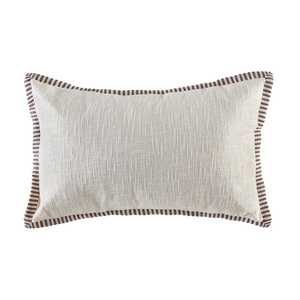 100% Woven Cotton Slub Cushion <b>Covers</b> with Stitched Edges Decorative Throw Pillow <b>Covers</b> Handmade Woven Cotton Slub Pillow <b>Cover</b> - Product Image 3