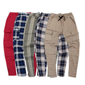 Pantalon de pyjama en flanelle à carreaux classiques pour hommes, taille plus, décontracté, chaud et élégant pour les nuits d'hiver - Product Image 4