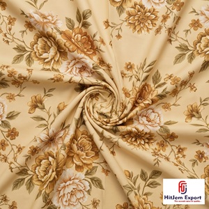 Vibrant Digital Printed Cotton Lawn Fabric OEM ODM Textile Manufacturer Custom Made Fabric Supplier for Fashion Apparel Home - Product Image 1