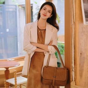 Bolso de Hombro de Cuero Genuino para Mujer, Estilo Vintage, Tipo Hobo, Bolso de Compras, Bolso con Cierre, Bolso de Trabajo, Gran Capacidad, Resistente al Agua - Product Image 3