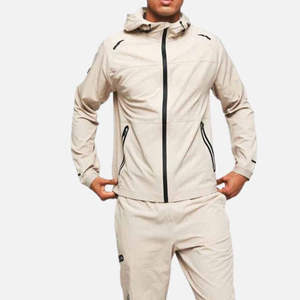 Survêtement à capuche pour homme, dernier design, vêtement décontracté, couleur unie, confortable, respirant, look streetwear moderne, coupe régulière, hiver, 100% coton - Product Image 5