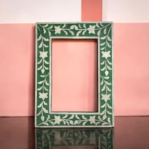 กรอบรูปฝังกระดูกอูฐสำหรับตกแต่งบ้าน ดีไซน์สั่งทำพิเศษ กรอบรูปฝังกระดูกควาย คุณภาพสูง - Product Image 1