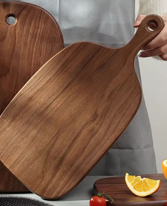 Ensemble de planches à découper en bois d'acacia avec poignée, planche à découper en bois massif, qualité alimentaire, respectueux de l'environnement, fournisseur OEM - Product Image 5