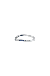Anillo de Zafiro Azul en Plata de Ley 92.5 KLSR-11788 - Product Image 4