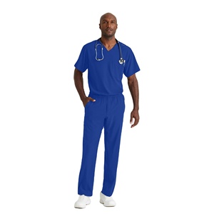 Uniforme d'infirmier pour hommes OEM, en coton et polyester de qualité supérieure, doux, durable, respirant, vêtements de travail médicaux pour hôpital, uniforme d'infirmier pour hommes - Product Image 1