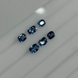 Spinelle bleue cobalt naturelle de qualité supérieure, taille coussin, 1 à 2 carats, non chauffée, provenance Tanzanie, excellente qualité, vente en gros - Product Image 5