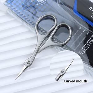 Professional Grooming <b>Kit</b> Stainless Steel Cuticle Scissors Sharp Straight <b>Nail</b> Art Eyebrow Eyelash Dry Skin Beauty New Design - Product Image 6