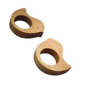 Set oNatural Wood <b>Egg</b> <b>Storage</b> Rack Handmade Wooden <b>Egg</b> Holder Tray for Kitchen Farmhouse Tableware - Product Image 1