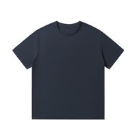 T-shirt vierge pour homme à manches courtes et col rond, en pur coton lourd 230G, doux, personnalisable avec broderie OEM, prix usine CN Bangladesh