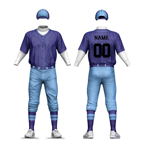 Factory Manufacture Sports Wear Baseball Uniform Custom Color Size High Quality Short Printed Breathable Custom Logo Adults 100% - Product Image 1