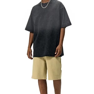 เสื้อยืดแบรนด์หรูแฟชั่น ผ้าคอตตอนผสมเนื้อหนัก 220 GSM ทรงโอเวอร์ไซส์  พร้อมเอฟเฟกต์ซันเฟด - Product Image 3