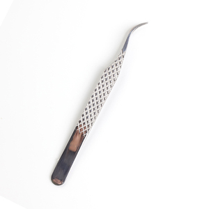 Juego de Pinzas para Pestañas de Acero Inoxidable con Punta de Fibra, Pinzas Profesionales para Extensión de Pestañas, Herramientas para Volumen y Aislamiento de Pestañas para Salones - Product Image 1
