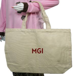 Wholesale <b>Small</b> MOQ Custom Reusable Cotton Tote Bag Custom Printed Canvas <b>Shopping</b> Bag Eco-Friendly Women's Beach Zipper Closure - Product Image 5