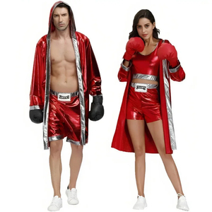 ชุดมวยแบบยูนิเซ็กซ์สำหรับ MMA มวยไทย เสื้อคลุมคอสเพลย์ ชุดกีฬาสำหรับผู้ชายและผู้หญิง ชุดคลุมสำหรับชกมวย - Product Image 3