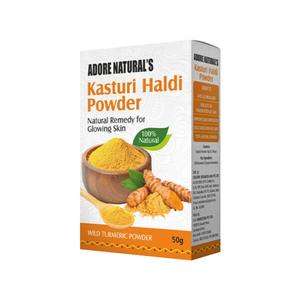 Poudre de Kasturi Haldi la plus vendue pour une peau éclatante ou comme masque facial, éclaircissant ou anti-acné, disponible en gros - Product Image 1