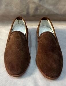 Chaussures marocaines bohèmes – Cuir suédé et cuir, fabriquées à la main à Marrakech, mode, Maroc - Product Image 2