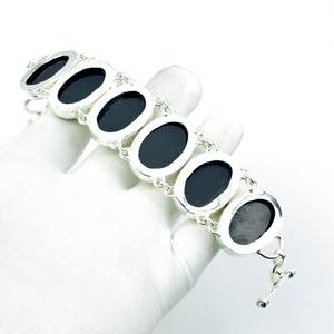 Bracelet en opale jaune australienne, argent sterling 925, bijoux faits à la main, style bohème, cadeau pour femmes et hommes - Product Image 6