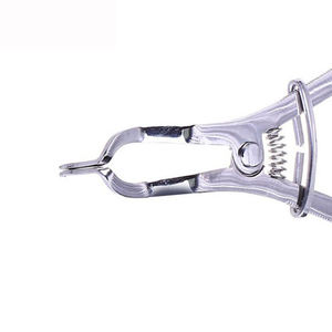 เครื่องมือทันตกรรม ยางกันน้ำลาย คีมยึดยางกันน้ำลาย คีมหนีบสีงาช้าง น้ำหนักเบา 17 ซม. สแตนเลสสตีล ได้รับการรับรองมาตรฐาน CE โดย Blush surgical - Product Image 6
