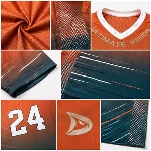 Maillot d'équipe ultime de qualité professionnelle, respirant, en maille athlétique, imprimé de pointe à pointe, OEM, maillot de frisbee ultime - Product Image 6