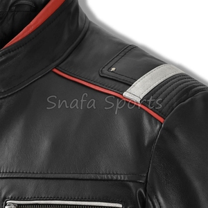<b>Genuine</b> <b>Leather</b> <b>Jackets</b> for Women Slim Fit Biker & Casual Styles OEM Supplier from Pakistan Custom Logo <b>Leather</b> <b>Jacket</b> - Product Image 3