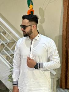 Traje Shalwar Kameez de Verano para Hombre, Diseño 2026, Hecho en Fábrica, Casual, de Algodón, Manga Larga, Color Sólido, para Eid, Tradicional Musulmán - Product Image 3