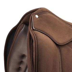 Selle d'endurance anglaise de qualité supérieure en cuir suédé marron, style arbre en bois, durable - Product Image 5