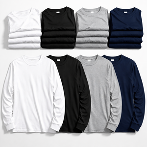 Commande en gros de t-shirts à manches longues personnalisés pour hommes pour les entreprises - Fabricant OEM direct en gros - Product Image 5