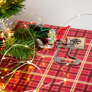 Adorno Navideño Metálico, Adorno para Calcetín Navideño, Adorno Minimalista, Decoración Navideña, Adorno Moderno, Relleno para Calcetín, Regalo - Product Image 3
