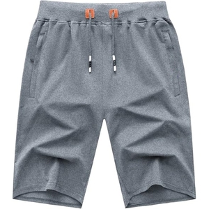 Shorts de sport athlétiques pour hommes, séchage rapide, couleur unie, décontractés, avec taille élastique, pour l'entraînement, la course et le fitness - Product Image 1