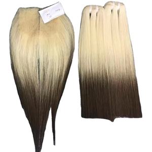 Cabello Remy, cabello vietnamita, conjunto completo, máquina Frontal transparente HD, trama doble para Mix 4/60, extensiones humanas de alta calidad - Product Image 1