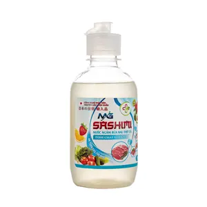 OEM Proveedores Ecológico 250ml Cocina Fruta Aroma Plato Jabón Líquido Lavavajillas Detergente Líquido