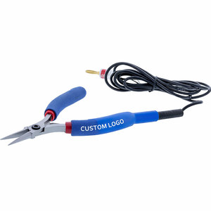 Alicates de Punta Fina Profesionales para Micro Soldadores, Punta Larga, Joyería Permanente, Acero Inoxidable, Logotipo Personalizado, Proveedor OEM - Product Image 4