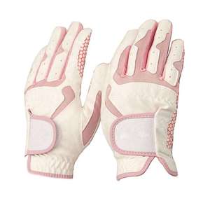 Gants de golf en cuir Cabretta blanc, dernier design – Cuir de mouton respirant avec logo personnalisé pour le golf professionnel - Product Image 1