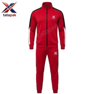 Commande directe usine – Survêtement vintage coupe ajustée 100 % coton, respirant et confortable, tenue de sport décontractée, design 2-en-1 - Product Image 4