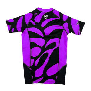 <b>Custom</b> Short Sleeve Surf Logo MMA/BJJ <b>Compression</b> <b>Shirt</b> Sublimated Jiu Jitsu Rashguard <b>Design</b> Your Own <b>Custom</b> Rash Guard - Product Image 2