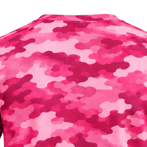 <b>Pink</b> Camo <b>T</b> <b>Shirt</b> <b>Men</b> Short Sleeve Crew Neck Camouflage Printed Sports Training Fitness Gym Workout Performance Athletic Wear - Product Image 6