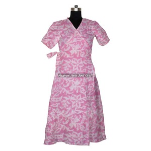 เสื้อคลุมอาบน้ำผ้าฝ้ายพิมพ์ลาย - Product Image 3
