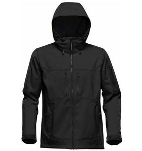 Men's <b>Red</b> <b>Hooded</b> Fleece <b>Jacket</b> Windproof Zipper Closure Casual Winter Wear Polyester Material - Product Image 6