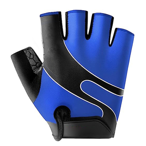 Guantes de Medio Dedo para Hombre, Guantes Antideslizantes, Guantes de Medio Dedo para Bicicleta, Guantes de Ciclismo de Silicona - Product Image 1