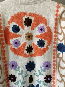 Chaqueta de Invierno para Mujer, Estilo Suzani Bordado a Mano, Kimono Boho, Algodón, Regalo para Damas de Honor, Prenda Exterior Étnica, Resistente al Viento - Product Image 5
