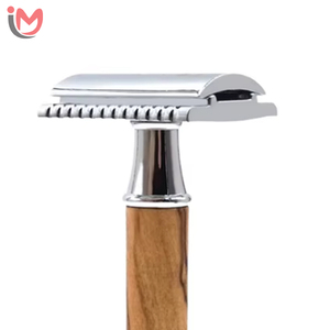Maquinilla de Afeitar de Doble Filo de Acero Inoxidable de Alta Calidad con Mango para Afeitar la Cara de Hombres, Servicios OM - Product Image 5