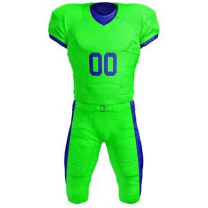 Uniforme de football américain personnalisé en polyester à manches courtes pour équipe adulte, avec logo sur mesure, idéal pour l'entraînement et les clubs, vente en gros - Product Image 1