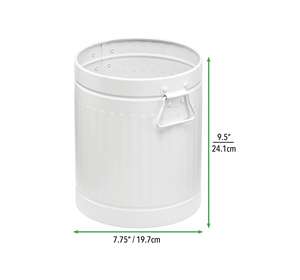 Cesto de Basura Gris Piedra con Asas, Contenedor Multiusos para Reciclaje de Basura para Baño, Cocina, Dormitorio, Oficina - Product Image 5