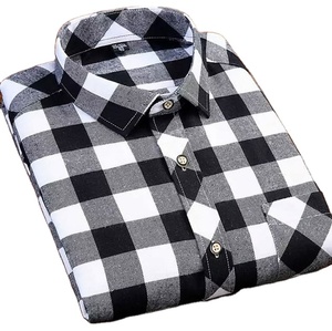 Camisa a cuadros de alta calidad a precio barato para hombre, moda 100% de algodón, diseño personalizado, venta al por mayor, camisa hecha a mano, vestido de medida - Product Image 5