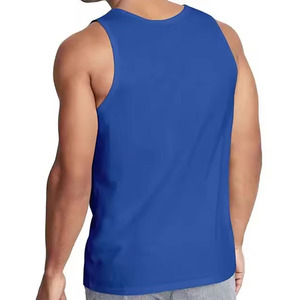 Débardeur de musculation et de fitness pour homme, blanc, 100% polyester, respirant, haute qualité, personnalisé, style mode, coupe stringer - Product Image 1